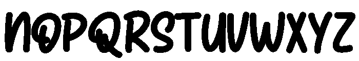 Goreng Food Font UPPERCASE
