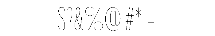 Gorga S Headline Font OTHER CHARS