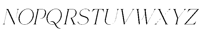 Gorga T Cursive Font UPPERCASE