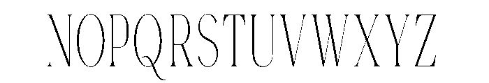 Gorga T Headline Font UPPERCASE