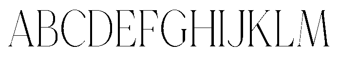 Gorga T Text Font UPPERCASE