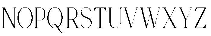 Gorga T Text Font UPPERCASE