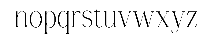 Gorga T Text Font LOWERCASE