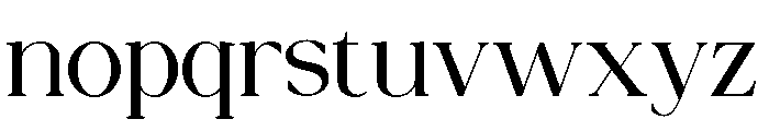 Gorga T Vintage Font LOWERCASE