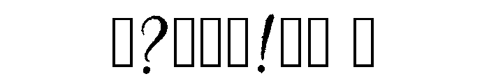 Gorge Regular Font OTHER CHARS
