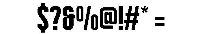 Gorian Regular Font OTHER CHARS