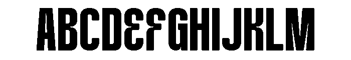Gorian Regular Font UPPERCASE