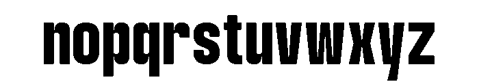 Gorian Regular Font LOWERCASE