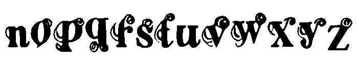 Gorilla_Bold Font LOWERCASE