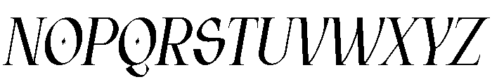 Gorufat Italic Font UPPERCASE