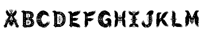 Gorven Regular Font UPPERCASE