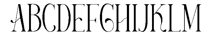 Gorvine Regular Font UPPERCASE