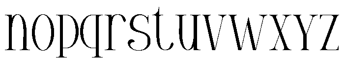 Gorvine Regular Font LOWERCASE
