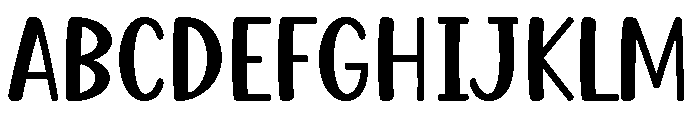 Goshin Benifa Font UPPERCASE