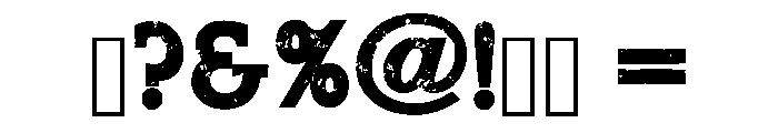 Gotham Retro Regular Font OTHER CHARS