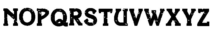 Gotham Retro Regular Font UPPERCASE