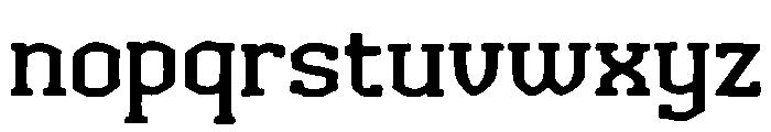 Gothic Blackletter Font LOWERCASE
