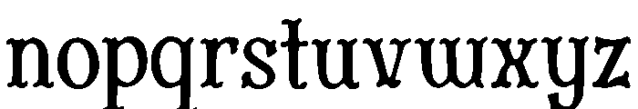 Gothic_Cathedral Font LOWERCASE