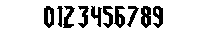 Gothic Graffiti Font OTHER CHARS