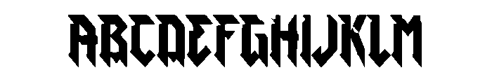 Gothic Graffiti Font UPPERCASE