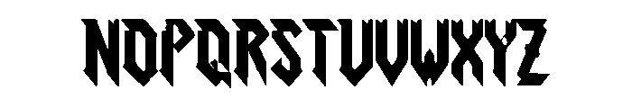 Gothic Graffiti Font UPPERCASE