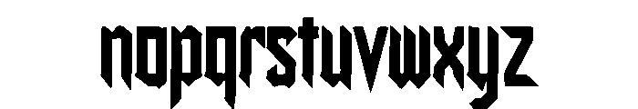 Gothic Graffiti Font LOWERCASE