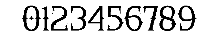 Gothic Halloween Font OTHER CHARS