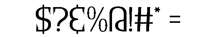 Gothic Halloween Font OTHER CHARS