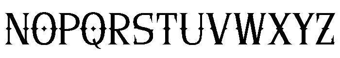 Gothic Halloween Font UPPERCASE