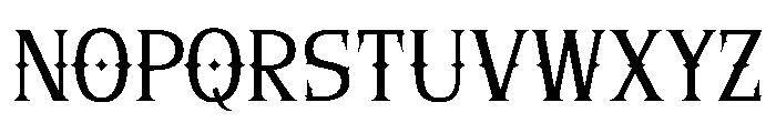 Gothic Halloween Font LOWERCASE