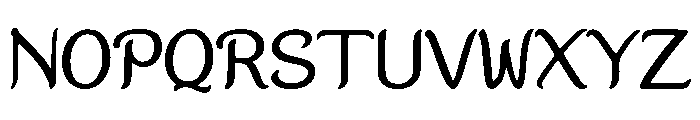 Gothic Retro Font UPPERCASE