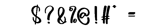 Gothic Romantic Font OTHER CHARS