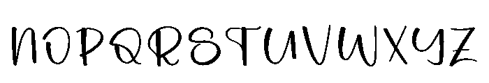 Gothic Romantic Font UPPERCASE