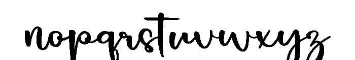 Gothic Romantic Font LOWERCASE