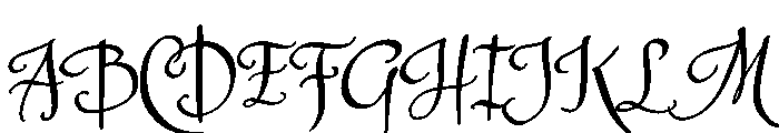 Gothic Saturday Bold Font UPPERCASE