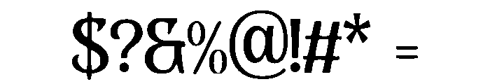 Gothic_Spring Font OTHER CHARS