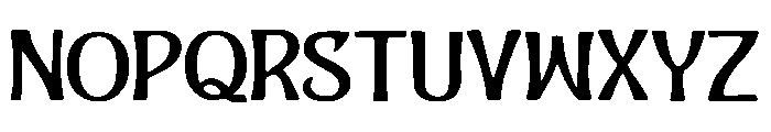 Gothic_Spring Font LOWERCASE