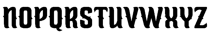 Gothic Vespers Regular Font UPPERCASE