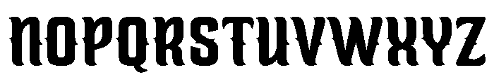 Gothic Vespers Regular Font LOWERCASE
