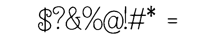Gothic_Whimsical Font OTHER CHARS