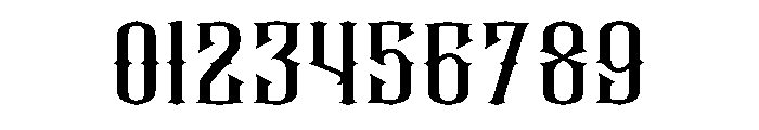 Gothic Woman Font OTHER CHARS