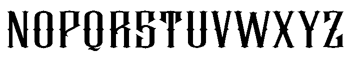 Gothic Woman Font LOWERCASE