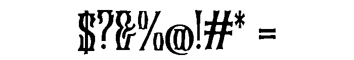 GothicPen Font OTHER CHARS