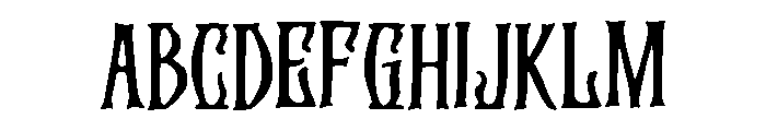 GothicPen Font UPPERCASE