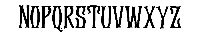 GothicPen Font UPPERCASE