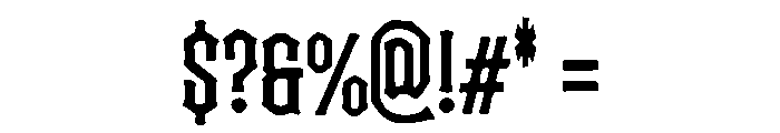 GothicVibes Font OTHER CHARS