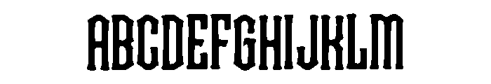 GothicVibes Font UPPERCASE