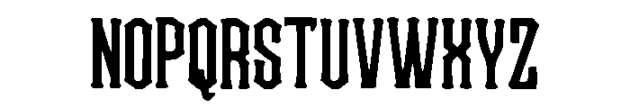 GothicVibes Font UPPERCASE