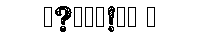 Gothicized Regular Font OTHER CHARS