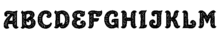 Gothicized Regular Font UPPERCASE